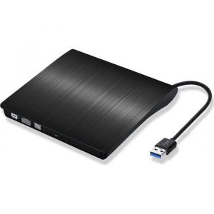 Shot Lecteur/Graveur CD-DVD-RW USB 3.0 pour PC LENOVO Branchement Portable Externe (NOIR)