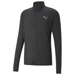 Puma Haut Running Run Favorite Fermeture Éclair 1/4 - Noir, pointure Small - Noir - Taille Small