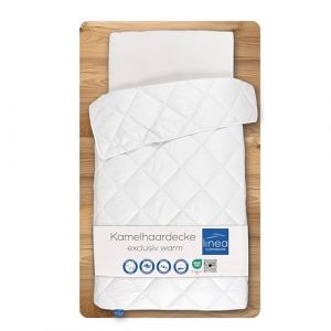 Linea Böhmerwald 509601-11 Couette 1 personne matelassée en poil de chameau 135 x 200 cm