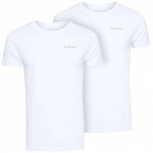 Lotto Hommes Maillots de corps T-shirt Lot de 2 blanc 39510818