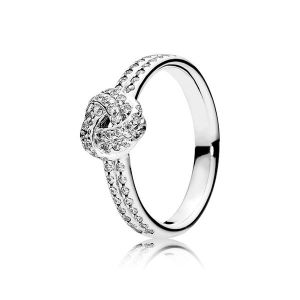 Image de Pandora Bague Noeud D'Amour Scintillant La Sportive