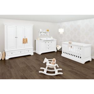 Image de Pinolino Chambre d'enfant Emilia, armoire 3 portes blanc