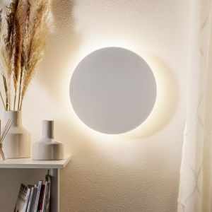 Escale Blade applique LED, blanche mate, Ø 34 cm