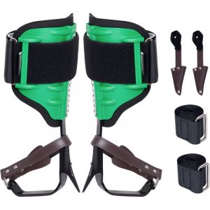 VEVOR Pointes Crampons d'escalade d'arbre Unisex, Vert, Taille Unique