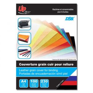 Uprint UP-Office - A4 (210 x 297 mm) - noir, bleu, rouge, blanc - 100 unit&eacute;s couverture &agrave; reliure