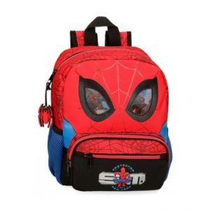 Spiderman Protector Rouge Sac à dos préscolaire 23x28x10 cms Polyester 6,44L