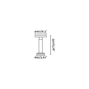 Faro Lampe portable solaire cairo noire 74500