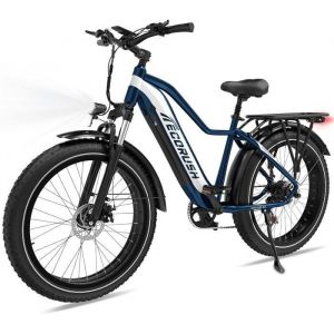 V&eacute;lo &eacute;lectrique VAE - ECORUSH ECO R1 - 26 x 4.0 Gros Pneus - Batterie amovible 48V 13Ah, 250W, 7-Vitesses, VTT