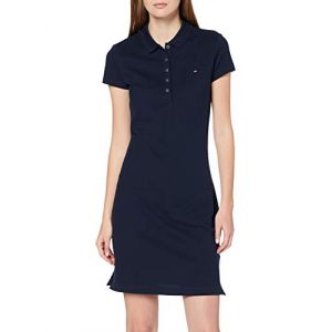 Image de Tommy Hilfiger Robe courte HERITAGE SLIM POLO DRS Bleu - Taille XL,XS