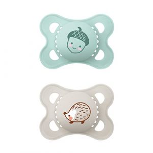 Mam Sucette Original 2-6M Silicone Neutre 2uts