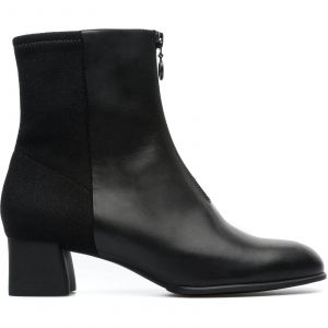 Image de Camper Kie - Bottines en cuir bi-matière - noir