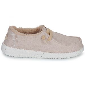 Slip ons HEYDUDE WENDY WOOL COZY Beige - Taille 37,38,39,40
