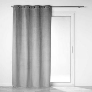 Image de Rideaux, stores Douceur d int&eacute;rieur VELOUNIGHT Gris Taille 135x260 cm