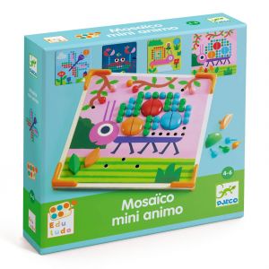 Djeco JEUX EDUCATIFS : Mosaïco Mini Animo