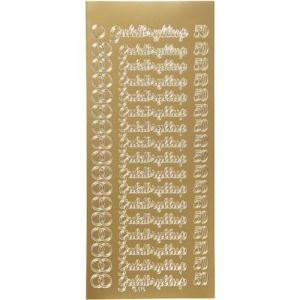 Creativ Stickers, or, taille unique