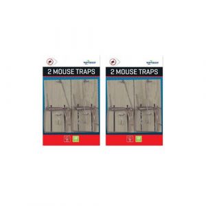 Weitech Pack 2x lot de 2 tapettes souris piège