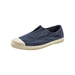 Natural World Eco - 3102E Men's Trainers - Organic Cotton Canvas Shoes - 100% EcoFriendly - Dark Blue Color