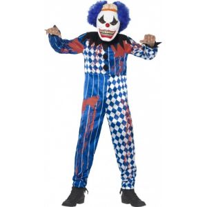 Image de Smiffy's Déguisement clown arlequin enfant Halloween