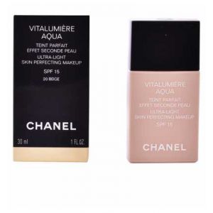 Chanel Vitalumière Aqua n°20 Beige - Teint parfait effet seconde peau SPF15