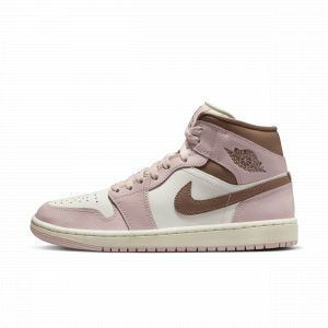 Jordan Air 1 Mid pink oxford/archaeo brown/sail, Air 1, en rose, taille: 42 - Couleur rose - Taille 42