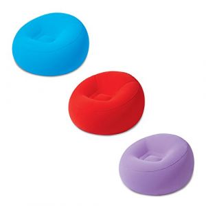 Bestway Pouf floqué coil beam - 122 x 66 cm