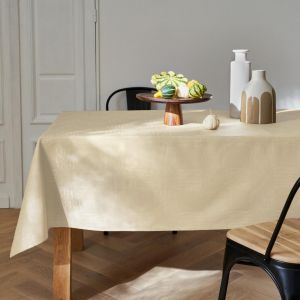 Image de Nydel Nappe Carrée en Coton Beige