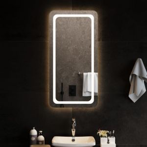VidaXL Miroir de salle de bain à LED 50x100 cm - N/A