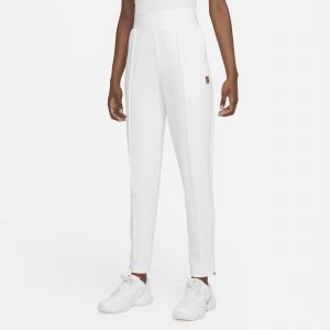 Nike Dri-Fit Heritage Knit Pantalon Surv&ecirc;tement Femmes - Blanc