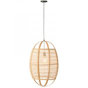 J-Line Lampe bois beige h.66cm