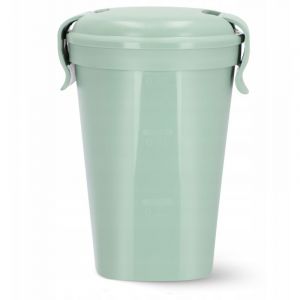 Curver Bo&icirc;te &agrave; clips - Soup Cup Container - 0.6L - Vert - Compatible micro-ondes