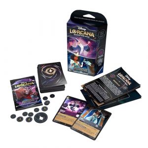 Ravensburger Disney Lorcana TCG L'ascension des Floodborn-Jeu de Cartes à Collectionner-JCC-Deck de démarrage Améthyste & Acier-dès 8 Ans-Version française