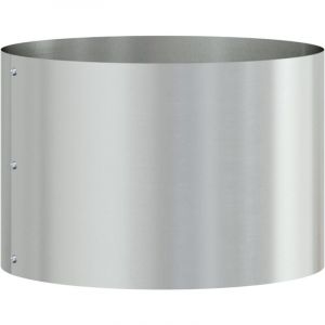 VidaXL Pot en Métal Galvanisé Galvanisé Métal Galvanisé 30 cm de diamètre