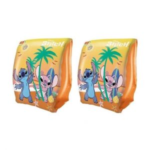 Brassards de natation Disney Stitch Enfant 1 6 ans 11 30 kg Jeu d eau piscine Aide nage Gonflable Flotteur Set Accessoire et Carte