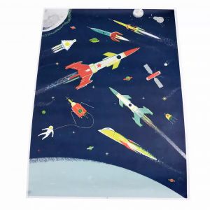 Poster phosphorescent Rex London Space Age