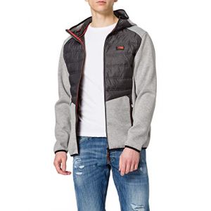Image de Jack & Jones JCOTOBY Hybrid Jacket Noos, Gris Clair chiné, XL Homme