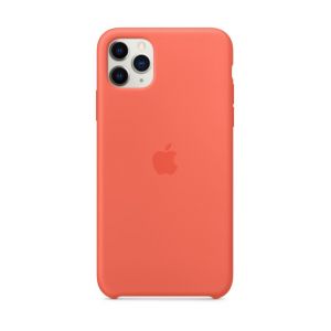 Apple Coque iPhone 11 Pro Max Silicone Orange