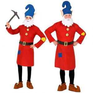 Widmann W MILANO Party Fashion - Costume nain, gnome, lutin, conte de fées, déguisements de carnaval