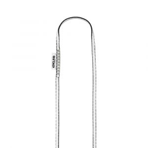 Edelrid Anneau de sangle Dyneema 8 mm x 240 cm blanc noir
