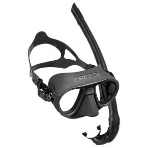 Cressi Sub S.p.A. Calibro Corsica Kit de randonnée Aquatique Mixte Adulte, Noir/Noir