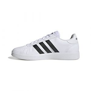 Adidas Homme Grand Court Baskets, Ftwr White/Core Black/Ftwr White, 44 EU