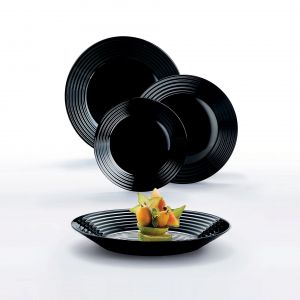Luminarc Service de table 18 pièces Harena Black