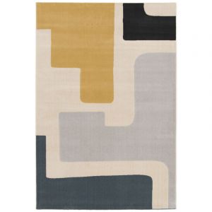 DRAWER Tapis contemporain à motif géométrique - 160x230cm - Tuma