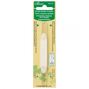 Clover Double enfile aiguille, Blanc