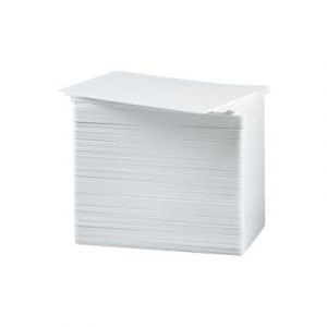 Zebra Premier - Carte PVC - 15 mils blanc - CR-80 Card (85.6 x 54 mm) 500 carte(s)