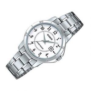 Casio Femmes Analogique Quartz Montre avec Bracelet en Acier Inoxydable LTP-V004D-7BUDF