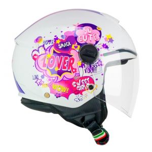 CGM Casque moto jet enfant 261G Mini Comics