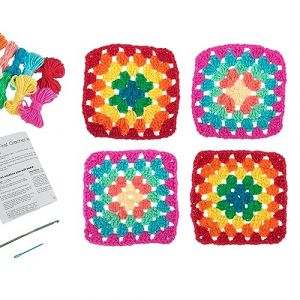 Trimits Mon premier kit - Crochet - Granny Squares Brights