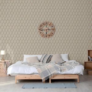 Image de Dutch wallcoverings Papier peint Geometric Doré et vert