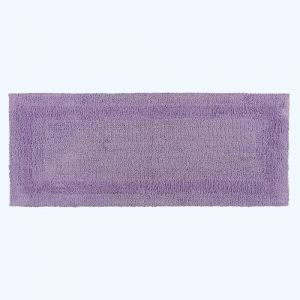 Tapis de bain long en coton, 40 x 100 cm &ndash; Lilas - Homescapes
