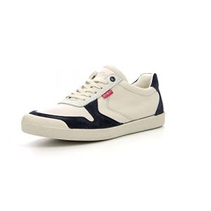 Kickers Homme TRECKY Basket, Blanc/Marine, 40 EU